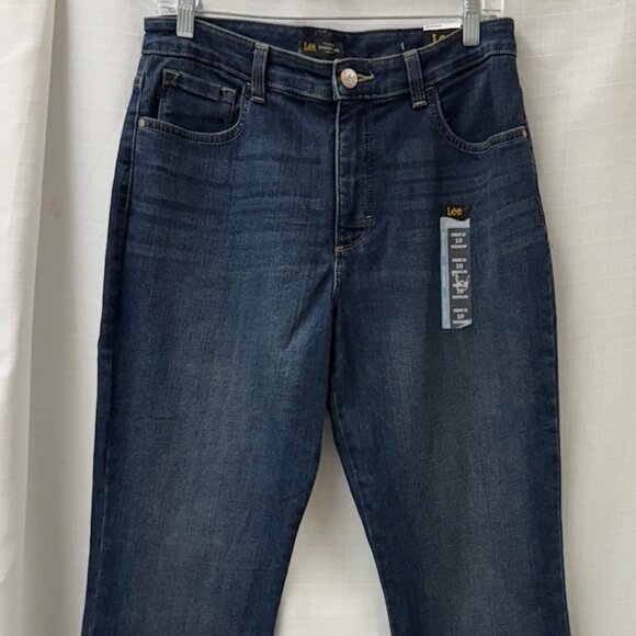 NWT Lee Jeans Strauss Relaxed Fit Straight Leg High Rise - 10 - Picture 1 of 7
